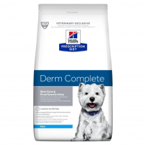 Хиллс сух 1,5кг для взрослых собак мелких пород Derm Complete при аллергии