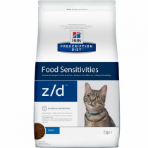 Prescription Diet zd Food Sensitivities сухой корм для кошек, диетический гипоаллергенный, 2кг