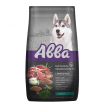 Natural Ingredients корм для взрослых собак с ягненком и рисом, 12кг