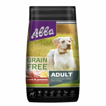 Premium Grain Free Adult корм для собак всех пород старше 1 года, с ягненком и картофелем, 12 кг