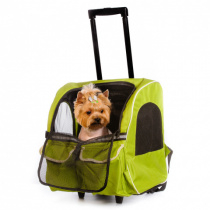 Сумка-рюкзак на колесиках 3в1 для собак и кошек, 43х31х43/106см