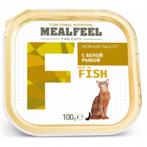 Functional Nutrition консервы для кошек, нежный паштет с белой рыбой, 100 г