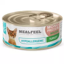 Консервы для кошек монопротеин мясной мусс с индейкой
