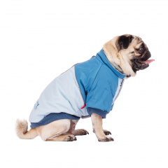 Куртка для собак M голубой (унисекс)