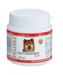 Глюкогестрон плюс Кормовая добавка для укрепления связок, суставов и хрящей у собак, 150 таблеток