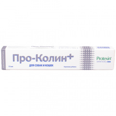Protexin Pro-Kolin+ Пробиотик-паста для собак и кошек со вкусом говядины, шприц 15 мл