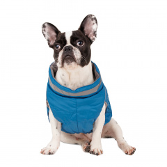 Куртка на молнии для собак Французский бульдог 3 2XL синий (унисекс)