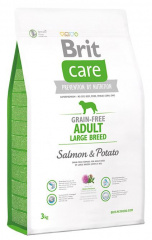 Care Salmon & Potato Adult Large Breed беззерновой корм для взрослых собак крупных пород, с лососем и картофелем, 3 кг