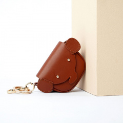 Кожаная сумочка для пакетиков - Oro Mini, Шоколад