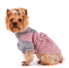 Толстовка-платье для собак XL розовый (унисекс)