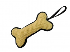 Игрушка для собак Кость с петлей 42х12,5см джут