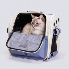 Рюкзак с сетчатым окошком для переноски кошек и собак, 38х36х25 см