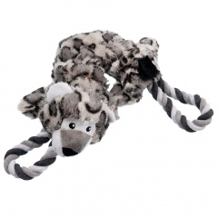 Игрушка для собак Леопард с веревкой, 48 см