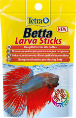 Betta LarvaSticks корм для рыб в виде плавающих палочек, 5 г