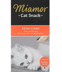 Cat Snack лакомство для котят Kitten cream, коробка с 5 пакетиками по 15г