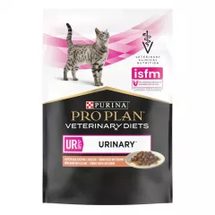Veterinary Diets UR ST/OX Urinary Влажный корм (пауч) для взрослых кошек при болезнях нижних отделов мочевыводящих путей, с лососем, 85 гр.