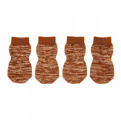 Носки для собак 2XL коричневый (унисекс)