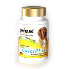 Витаминно-минеральный комплекс для зубов и костей для собак с кальцием и витамином D, 100 таблеток
