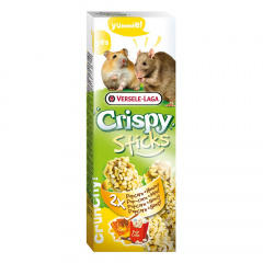 Crispy Палочки для хомяков и крыс с попкорном и медом, 2х50 г