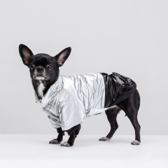 Куртка для собак, XS, серебряная