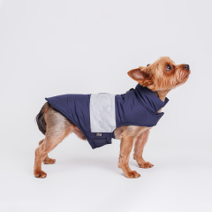 Куртка со светоотражающей полосой для собак, XS, синяя