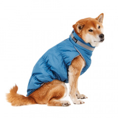 Куртка на молнии для собак 3XL синий (унисекс)