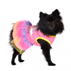 Платье для собак M розовый (унисекс)