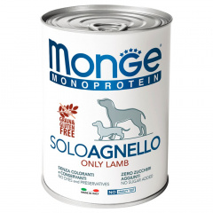 Monoprotein консервы для собак, с ягненком, 400 г