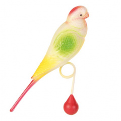 Пластиковый попугай 13 см