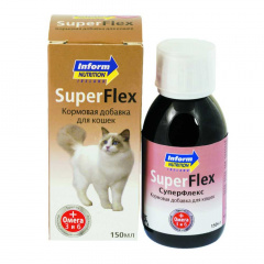 SuperFlex Кормовая добавка для кошек, 150 мл