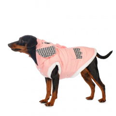 Толстовка для собак XL розовый (унисекс)