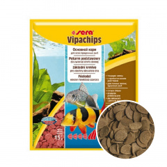 vipachips корм для придонных рыб чипсы, пак. 15г