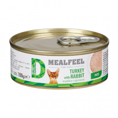 Digest sensitive Влажный корм (консервы) для взрослых кошек с чувствительным пищеварением, паштет из индейки с кроликом, 100 гр.