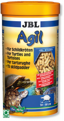 Agil Основной корм для водных черепах длиной 10-50см, палочки, 250мл (100г)
