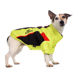 Куртка на молнии для собак мелких пород Карликовый пинчер, Джек Рассел, Бигль 29x42x27см M желтый (унисекс)