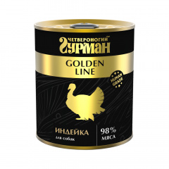Golden Line консервы для собак, с индейкой, 340 г