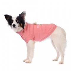Свитер для собак розовый Magic с бантиком 30см