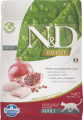 N&D PRIME CAT CHICKEN & POMEGRANATE ADULT 300G