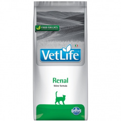 Vet Life Renal диетический сухой корм для кошек при почечной недостаточности, с курицей, 2кг
