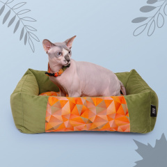 Лежак для кошек и собак Bright Сity, 60х50х13 см