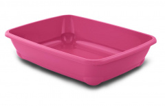 Туалет для кошек средний розовый 45х35х10 см