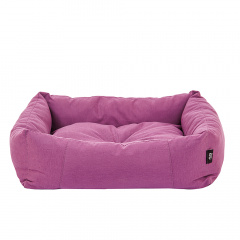 Лежак хлопок 2 для кошек и собак мелких и средних пород, 70х60 см, фиолетовый