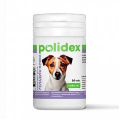 Гелабон плюс Кормовая добавка для укрепления связок, суставов и хрящей у собак, 60 таблеток