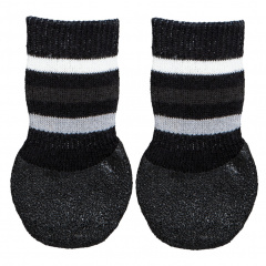 Нескользящие носки для собак, L, 2 шт., чёрный