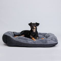 Лежак для собак и кошек, 80х62 см, серый