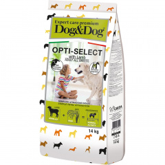 Opti-Select Сухой корм для собак, с ягненком, 14 кг