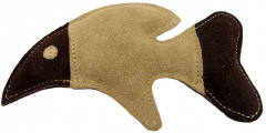 Игрушка для собак Рыбка 18х10см буйволиная кожа
