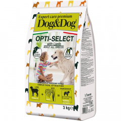 Opti-Select Сухой корм для собак, с ягненком, 3 кг