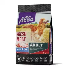 Premium Fresh Meat Adult сухой корм для собак всех пород старше 1 года, с ягненком и рисом, 3 кг