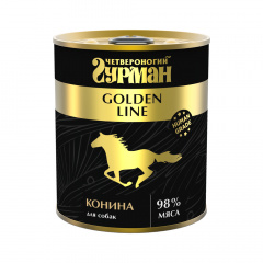Golden Line консервы для собак, с кониной, 340 г